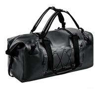 Borsa impermeabile in PVC da 70 l, con punti di stress rinforzati e cuciture sigillate per la massima protezione durante il campeggio, le escursioni e le attività di viaggio (nero)