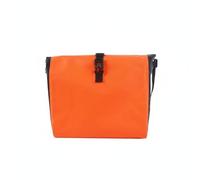 Borsa Impermeabile Organizer Portaoggetti da Manubrio Custodia PVC Multifunzionale Adatta Urbani Shopping Giornaliero Tragitti Casa-lavoro Commissioni, Arancione, Con Schienale