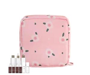 Borsa impermeabile per assorbenti e tamponi | Frizione portatile con cerniera periodica per donne e ragazze | Organizzatore ciclo mestruale per borsa, pratico supporto per asciugamani sanita