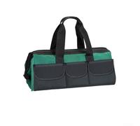 Borsa impermeabile per attrezzi con 6 tasche esterne, struttura in tessuto 1680D, per meccanica e forniture da giardinaggio, dimensioni 13/16/18 pollici (45,7 cm)