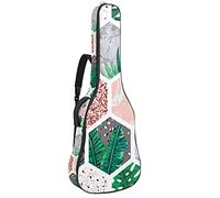 Borsa impermeabile per chitarra con cerniera morbida per basso chitarra acustica e classica folk chitarra elettrica geometrica pianta esagonale