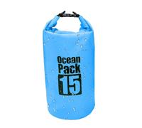 Borsa impermeabile per kayak, 15 l, con parte superiore arrotolabile da campeggio, borsa a tracolla per canottaggio, per kayakisti, navigatori, pescatori, rafter, surfisti, viaggiatori, escursionisti