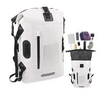 Borsa impermeabile per kayak, zaino con tracolla traspirante da 30 l, separazione asciutta e bagnata, in PVC, ideale per escursionismo, drifting, spiaggia