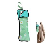 Borsa impermeabile per ombrello, porta ombrelli impermeabile, portatile, assorbe l'acqua, pieghevole, per viaggi all'aperto, pendolari, campeggio, escursionismo, auto, golf, Verde, Vedi descrizione