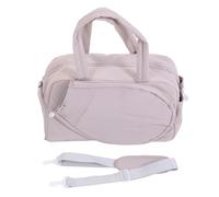 Borsa Impermeabile per Racchette da 42 Litri, Borsa Sportiva da Trasporto a Mano e a Spalla con Scomparto per Scarpe, Multiuso per Tennis, Badminton e Pickleball (Gray)
