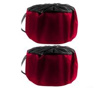 Borsa impermeabile per tubo flessibile, grande, traspirante, con maniglia per il trasporto, per giardino, camper, rimorchio, gestione dei cavi, capacità 30 m, colore: rosso