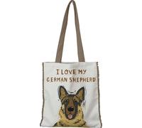 Borsa In Cotone Con Amore Per Il Pastore Tedesco
