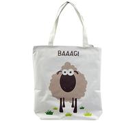 Borsa in Cotone con Zip - Pecora BAAAG