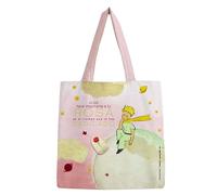 Borsa in cotone Premium Paper, Le Petit Prince Il tempo dedicato (38x38 cm)