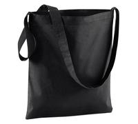 Borsa In Cotone Sling Nera Bianca O BEIGE Per La Vita