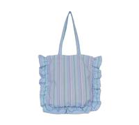 Borsa in cotone sotto le ascelle comoda tracolla spaziosa design interno leggero borsa comoda per lavoro viaggi borsa stile coreano, Blu