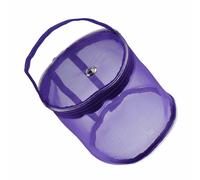 borsa in nylon per lana da e uncinetti con viola