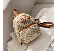 Borsa in paglia con ricamo floreale mini, perfetta per vacanze estive in spiaggia, zaino, grande capacità, scomparto per computer portatile, portatile, adatta per adolescenti, donne, studenti universi