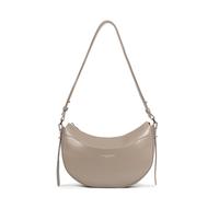 Borsa in pelle a mezzaluna con zip, SUAVE ACE Beige TU