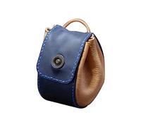 Borsa in pelle con coulisse per DND-Dices portamonete gioielli borsa per giochi di ruolo borsa accessori, Blu, Classico