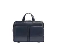 Piquadro W136 Cartella blu scuro, pelle, unisex