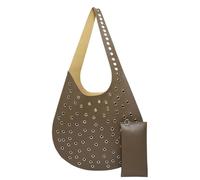 Borsa in pelle da donna - Borsa a tracolla Y2K, borsa a tracolla in pelle PU per donna | Tote Bag Y2K, borsa a tracolla alla moda per la vita quotidiana, i viaggi, il lavoro, lo shopping, marrone, Se