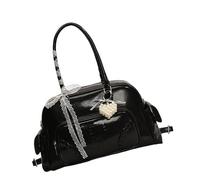 Borsa In Pelle PU Alla Con Spaziosi Spalle In Pelle PU Interni Borsa Pizzo Non Curare La Per Decori Bowknot