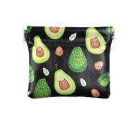 Borsa in pelle PU per ragazze, borsa da donna, porta carte di credito, organizer unico, frutta avocado, Frutta Di Avocado, 1 Size, Accessorio da viaggio