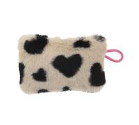 Borsa in peluche per l'amore Portamonete a forma di cuore portamonete rossetto portamonete chic portamonete mini portamonete da appendere portamonete adorabile COSMEVIVI