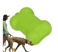 Borsa in silicone per cani, a forma di osso, borsa da passeggio per animali domestici, borsa per addestramento per cani, borsa portatile per dolcetti per cani, borsa in silicone, robusta borsa da