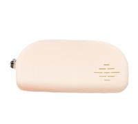 Borsa in silicone per la coltura, borsa in silicone da viaggio, borsa per pennelli da trucco, elegante con chiusura lampo, morbida, mantiene i pennelli organizzati e protetti per donne e, beige., vedi
