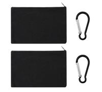 Borsa In Stoffa Da 2 Pezzi E Moschettone Da 2 Pezzi, Borsa Portaoggetti Rettangolare, Borsa Portaoggetti Portatile, Astuccio Per Studenti, Astuccio Semplice