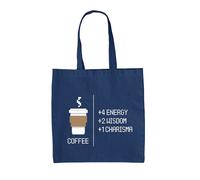 Borsa In Tela 8 Bit - Caffè - Pixel Retro Nerdy Geeky RPG