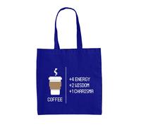 Borsa In Tela 8 Bit - Caffè - Pixel Retro Nerdy Geeky RPG