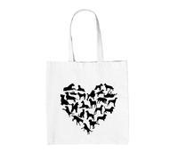 Borsa In Tela Con Cuore A Forma Di Amore - Cani - Cucciolo Labrador Carino