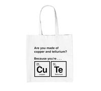 Borsa In Tela Con Elemento Periodico - Regalo Per La Tavola Periodica