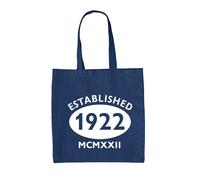 Borsa In Tela Con Numeri Romani - Compleanno 102° Regalo - Fondato Nel 1922