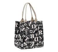 Borsa in tela con tasche interne per donna, palestra, viaggi Borsa per la spesa riutilizzabile e portapranzo in tela