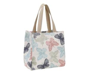 Borsa in tela con tasche interne per donna, palestra, viaggio Borsa in stoffa riutilizzabile per la spesa e portapranzo Borsa in tela