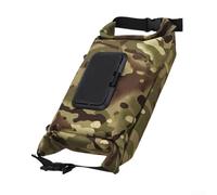 Borsa in tela per salviettine umidificate con fettuccia per un facile accesso, ideale per attività all'aperto (verde)