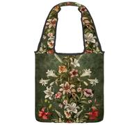 Borsa in tela riutilizzabile, multiuso, per la spesa, lo shopping, il lavoro e i viaggi, motivo artistico con segni zodiacali, pianeti, simboli, Multicolore 08, 14.1x14.9in/36x38cm