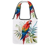 Borsa in tela riutilizzabile, multiuso, per la spesa, lo shopping, il lavoro e i viaggi, motivo artistico con segni zodiacali, pianeti, simboli, Multicolore 05, 14.1x14.9in/36x38cm