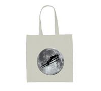 Borsa In Tela Ski Jump Moon - Sciatore Sciando Salto Con Gli Sci Sport Olimpiadi