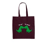 Borsa In Tela T Rex Dinosauri "Abbracciami" "Sto Provando"