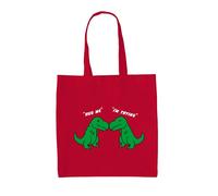 Borsa In Tela T Rex Dinosauri "Abbracciami" "Sto Provando"