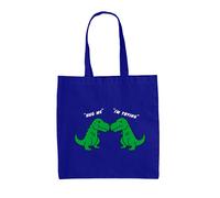 Borsa In Tela T Rex Dinosauri "Abbracciami" "Sto Provando"