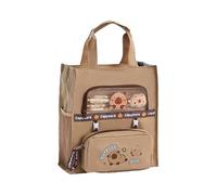 Borsa in tessuto Capybara Prattica di cotone BASSETTA | Elegante organizzatore con motivo animale per studenti, giovani e bambini, idea regalo unica per gli amanti della natura, la vita di tutti i gio