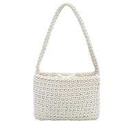 Borsa In Tessuto Da Donna 1 Pezzo, Borsa Semplice Alla Moda, Borsa Carina, Mini Borsa Per Ascelle, Borsa A Tracolla Lavorata A Maglia, Borsa Da Spiaggia, Accessori Per Il Trasporto