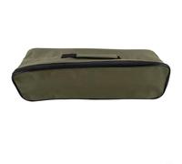 Borsa in tessuto Oxford resistente da 45,7 cm, per l'organizzazione degli attrezzi in luoghi di lavoro, con doppia cerniera per un rapido recupero degli attrezzi (verde)