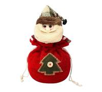 Borsa in tessuto per le vacanze - Custode di involucro riutilizzabile in tessuto, sacco di stoccaggio di Natale a maglia | Festive Treat Treat Packaging per ragazzi per ragazzi Girning Holiday School
