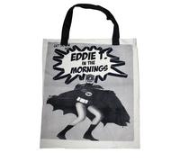 Borsa in tessuto XXL con applicazione Bat Style borsa in tessuto oversize