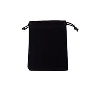 Borsa in velluto per gioielli 1000 pz/lotto Sacchetti di Velluto for Gioielli 5x7 7x9 9x12 cm con Coulisse Sacchetto Imballaggio Nozze(Black,5x7cm)