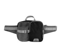 Borsa in vita: borsa da cintura regolabile, rampicata da viaggio, leggera con scomparti multipli con cerniera | Impermeabile per la corsa escursionismo in bicicletta Beach all'aperto Festival, nero