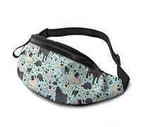 Borsa in vita Pug Life per donna Borsa in vita da uomo con cinturino regolabile Cintura da corsa per corsa da viaggio