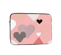 Borsa interna per computer portatile astratta con grafico d'amore, 30,5 cm, borsa interna portatile antiurto, adatta per viaggi, ufficio, ecc.